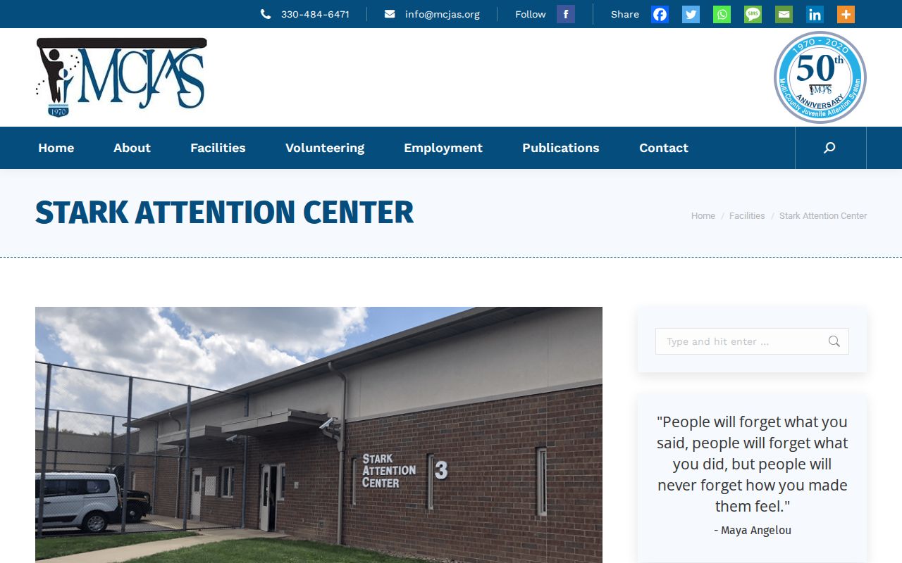 Stark Attention Center youth release contact information